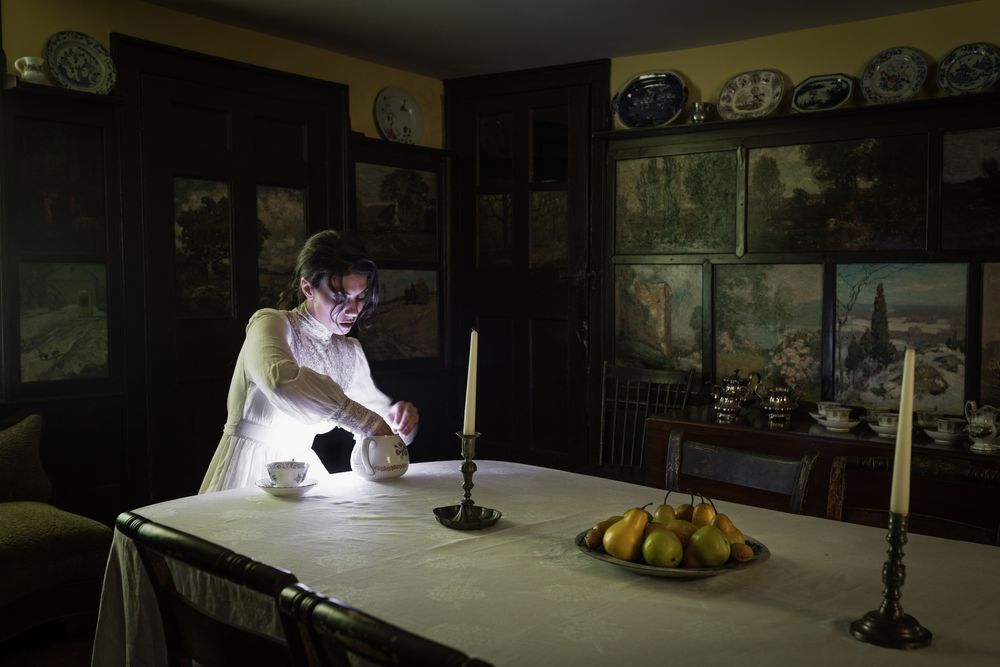 Shot at the Florence Griswold Museum, in the historic house. Dining Room ll