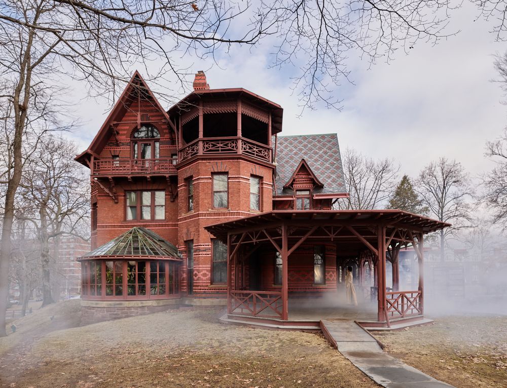 The exterior Mark Twains House