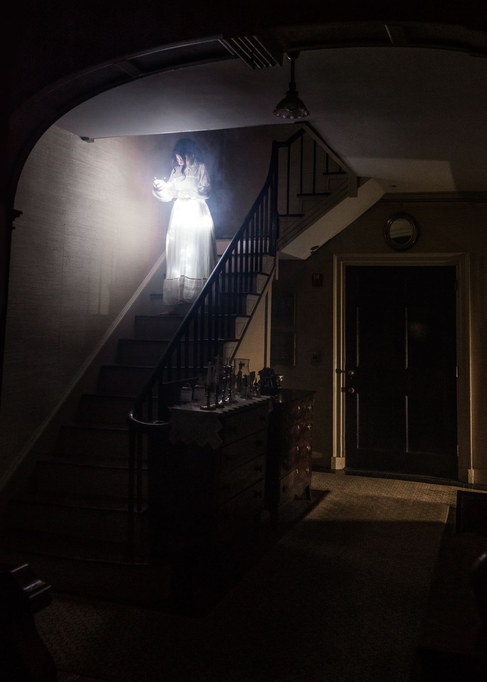 Shot at the Florence Griswold Museum, in the historic house. stairwell