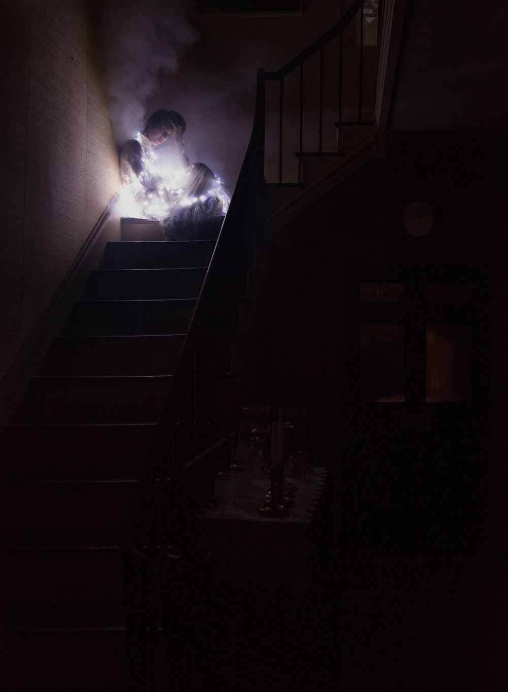Shot at the Florence Griswold Museum, in the historic house. Stairwell