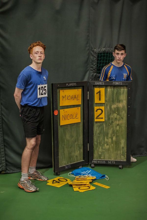 © SARAH LEE - BALL BOYS IN TRAINING, WIMBLEDON. JUNE 2015. 1ball001_copy.jpg