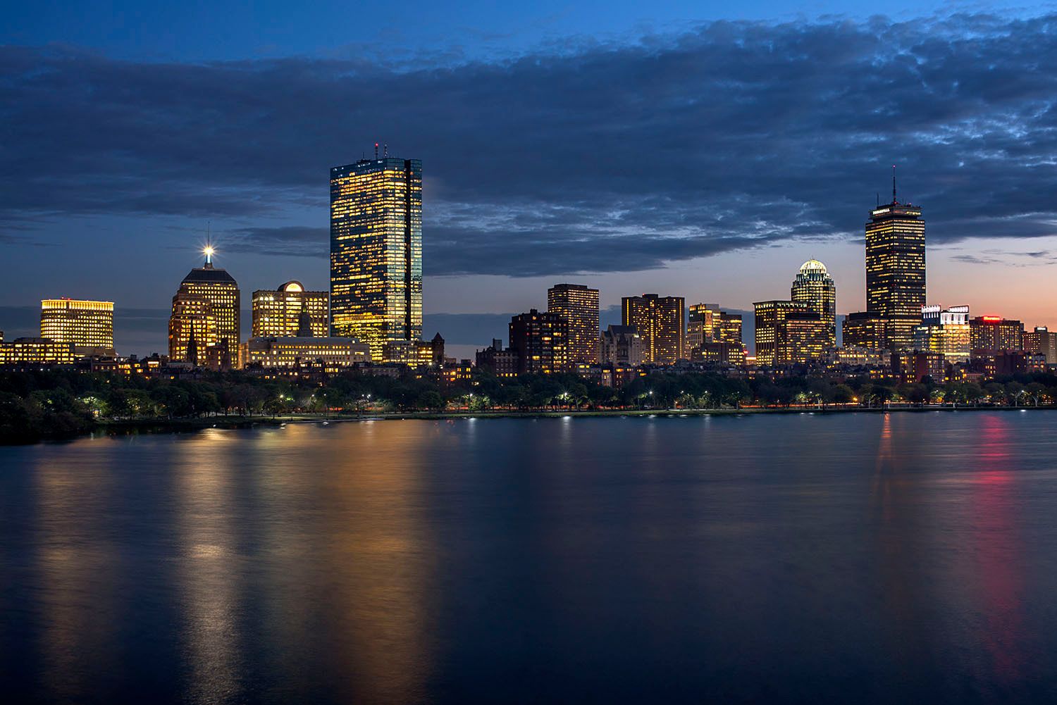 Boston Skyline and the Charles River