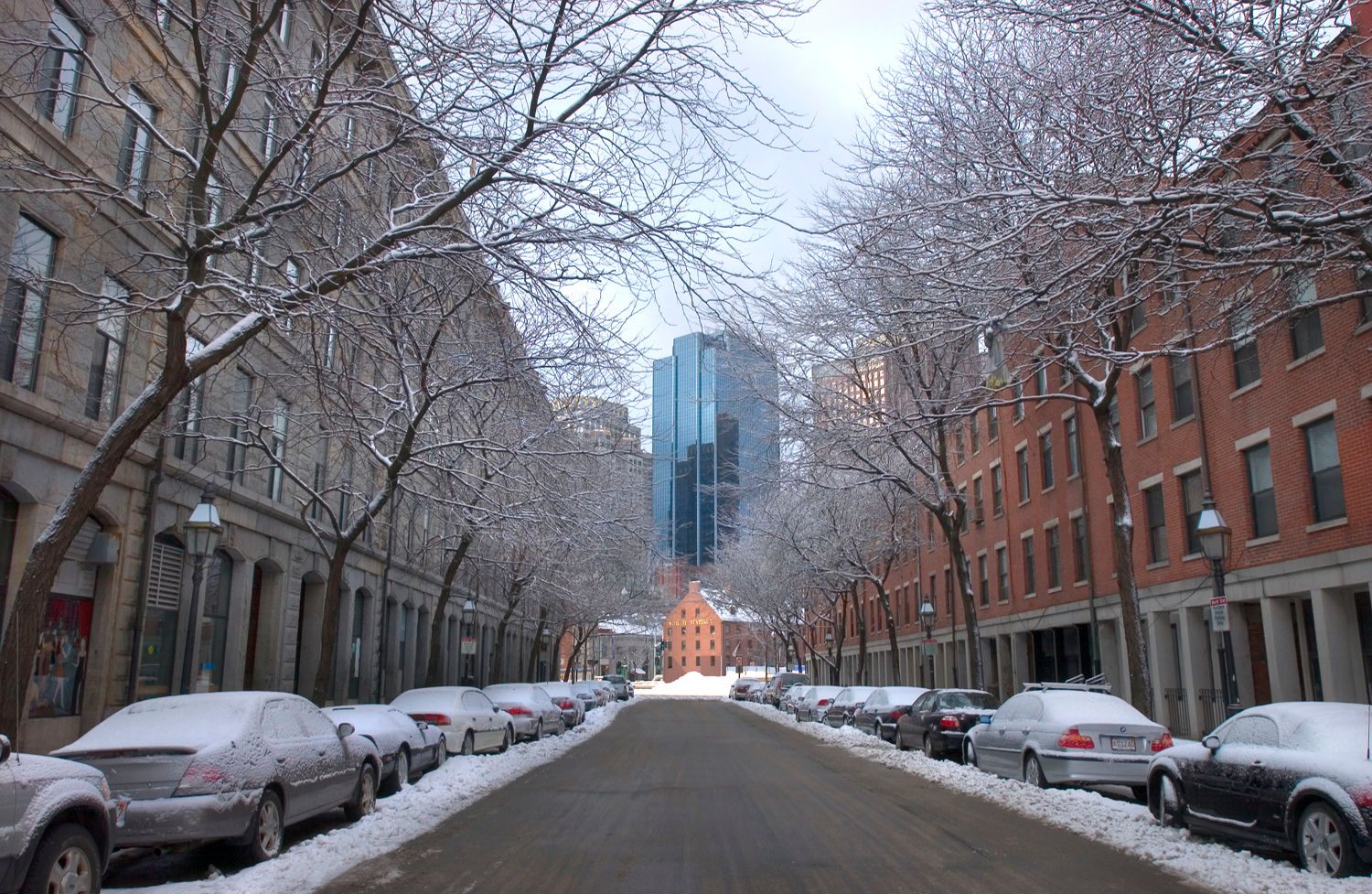 North End Street in Winter