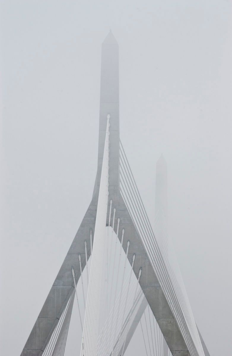 Zakim Bridge in Fog