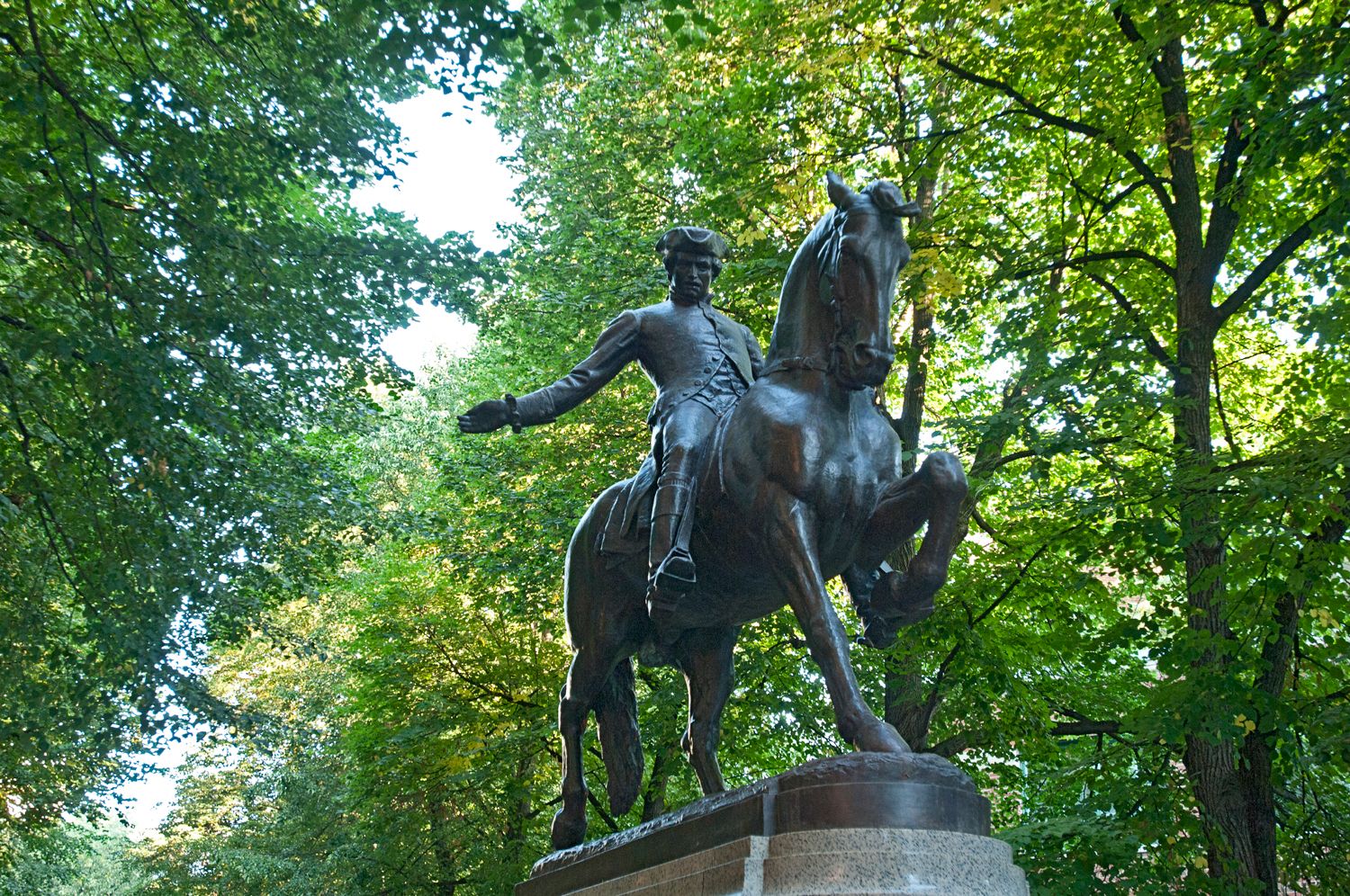 Bronze Statue of Paul Revere