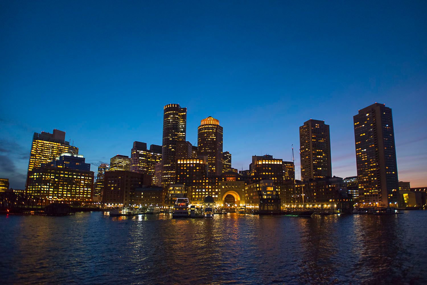 Boston Harbor Buildings