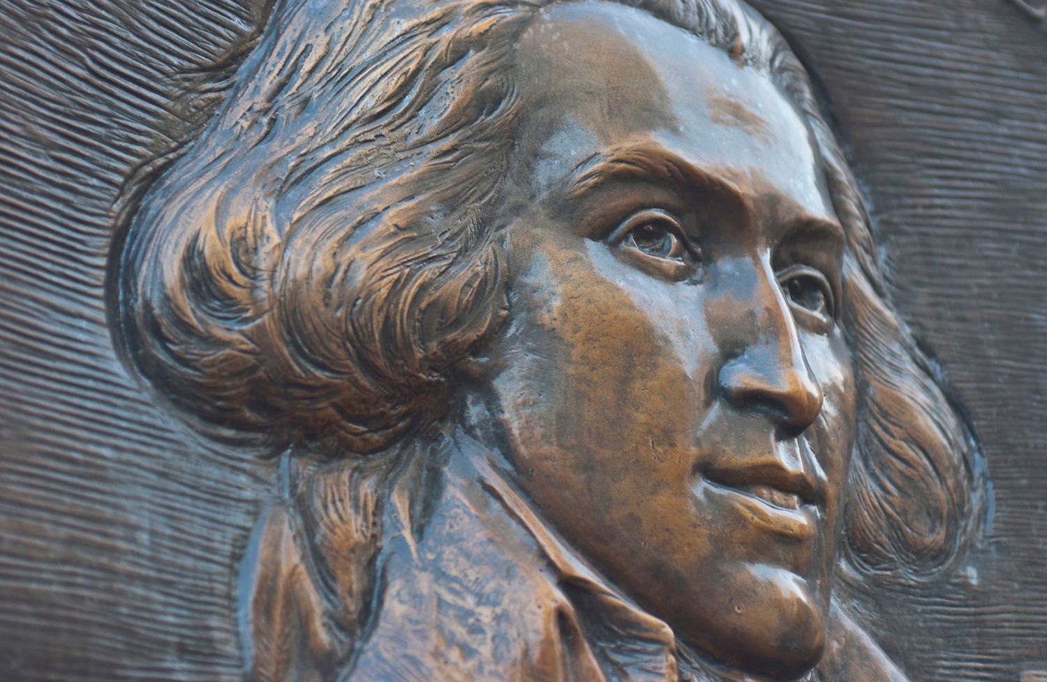 Bronze Relief Plaque of Charles Bulfinch