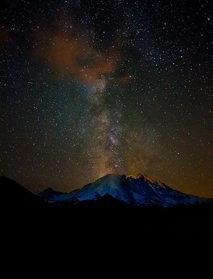 Mount Rainier National Park, Washington Stellar Eruption