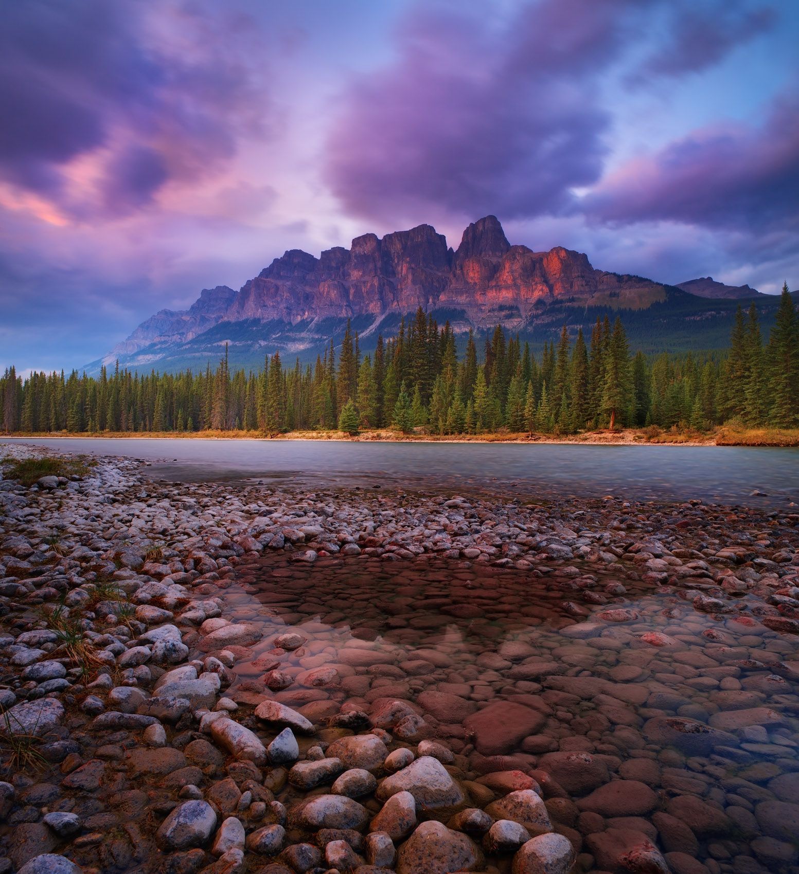 Banff National Park, Alberta, Canada Castle Magic