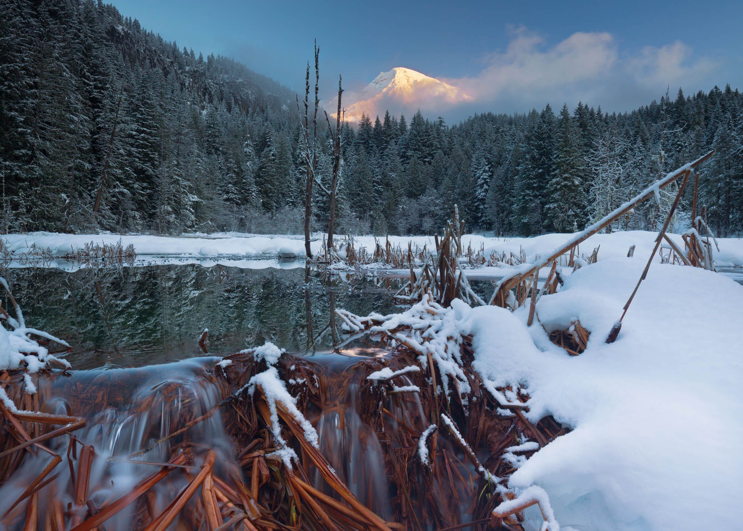 Mount Rainier National Park, Washington Longmire Springs, Christmas 2016
