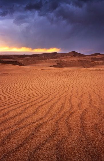 Great Sand Dunes National Park, Colorado Storm Approaching
