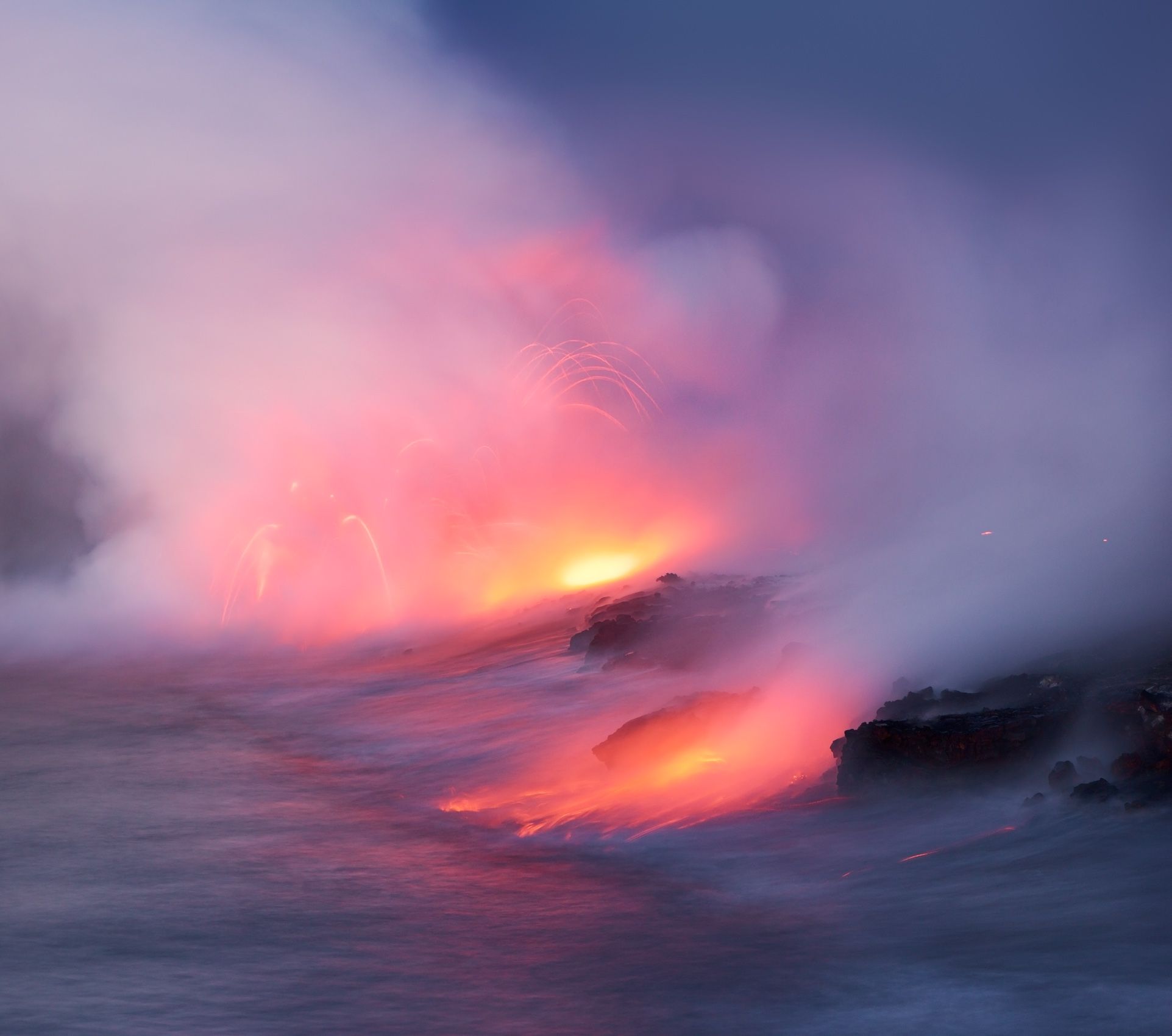 Kamokuna Ocean Entry, Puna District, Hawai'i Big Island Cauldron of Creation