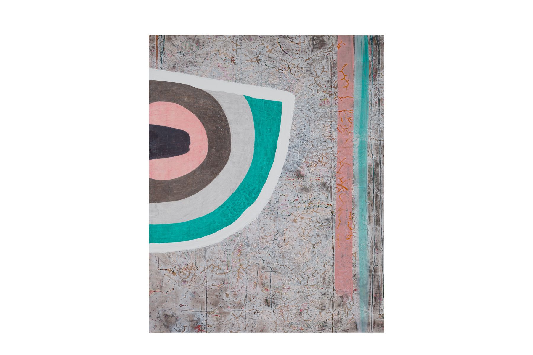 mixed media on birch wood panel 45.5 x 36 in. Emergence 6.18.3