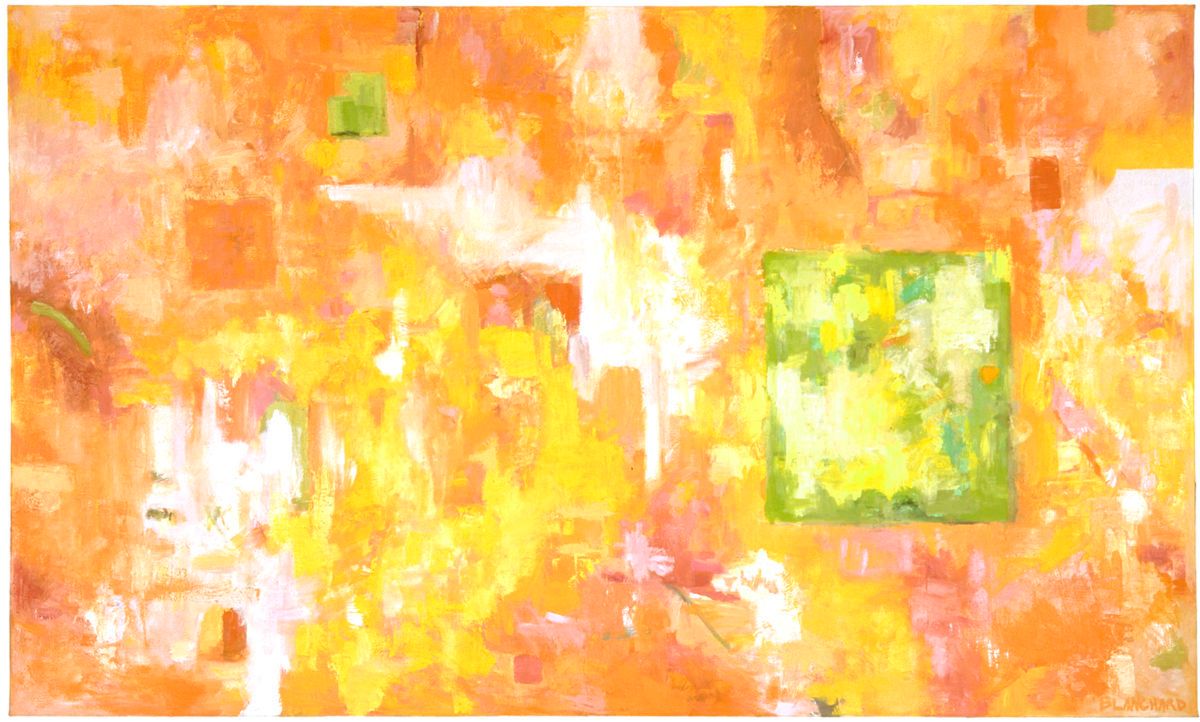 Floating Green Square