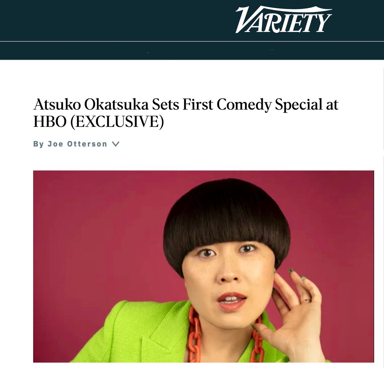Atsuko Okatsuka HBO Comedy Special