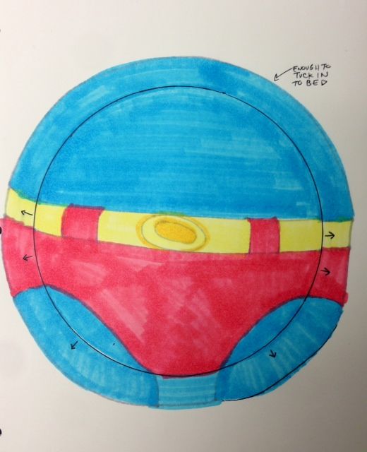 KEY & PEELE SUPERMAN BED SHEETS