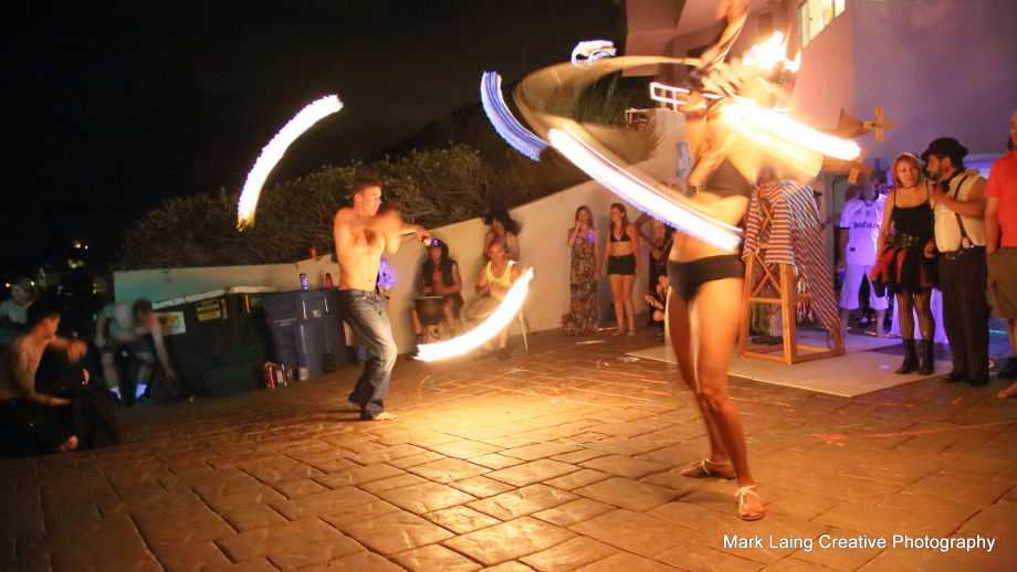 Maliburn fire dance Fire twirling
