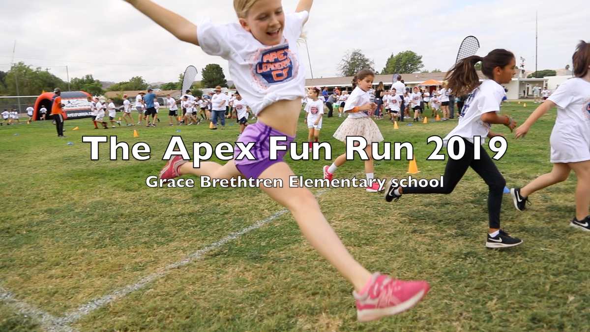 Sports running photography Leaping to raise school money