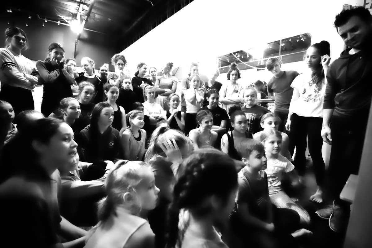 The competition video - watch and learn. Dancers watch the playback