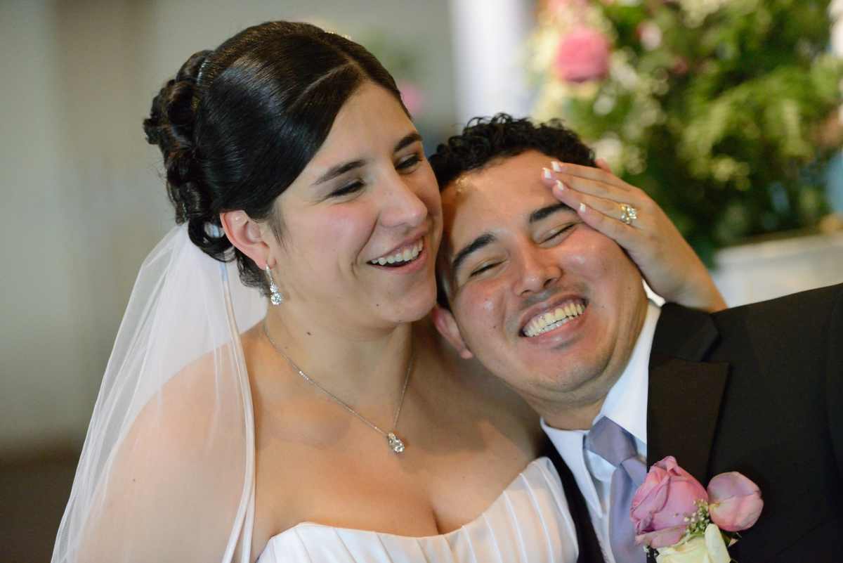 Our latin lovers! Bride and Groom at last