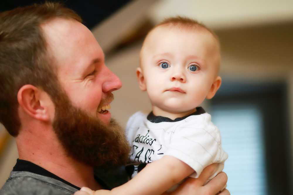 Dad and Baby looking super cool!