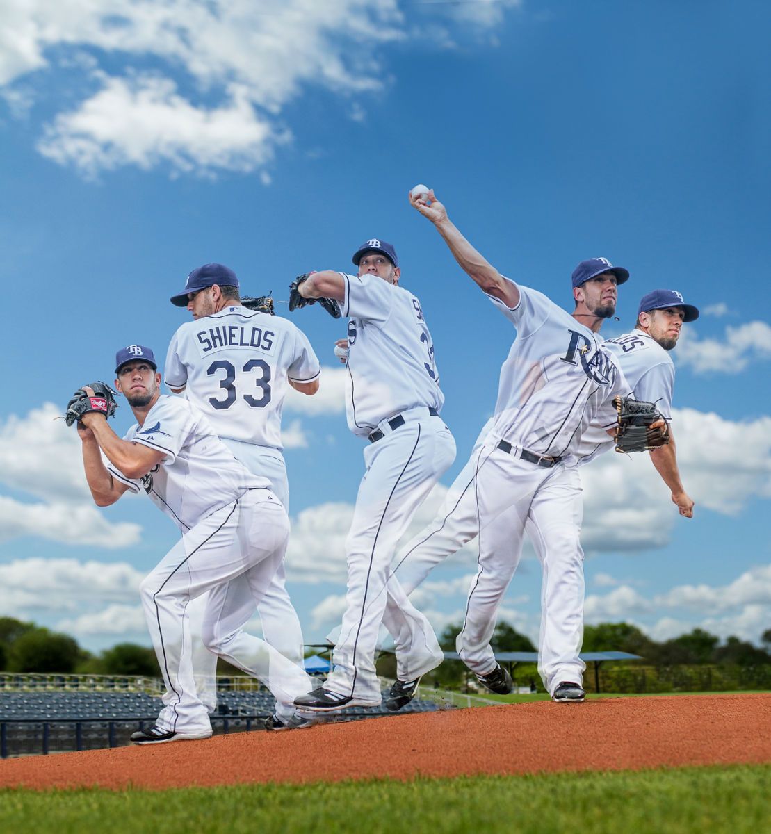 MLB Tampa Rays Pitcher James Shields