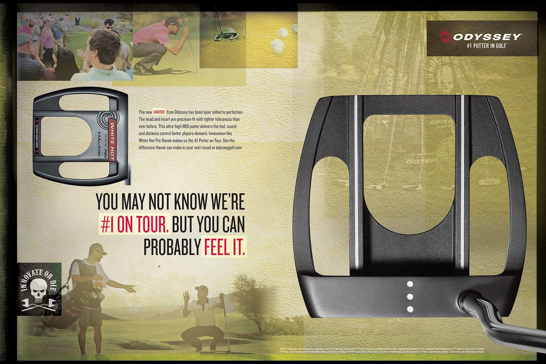 Odyssey Putter / Callaway Golf 2014 Ad Campaign