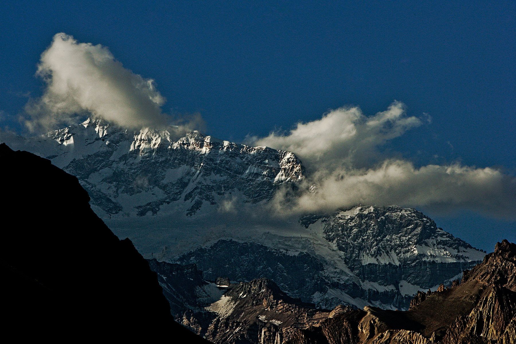 AconcauguaHighest Peak in the World outside of the HimalayasAndes Mts.PatagoniaArgentina/Chile Border