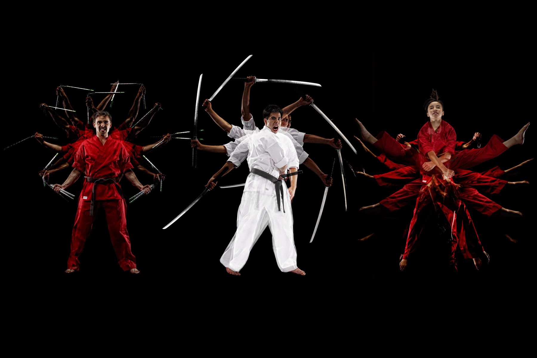 Matt Emig, Brendan Huor, and Dayna HuorWorld Champion Martial ArtistsStroboscopic Series
