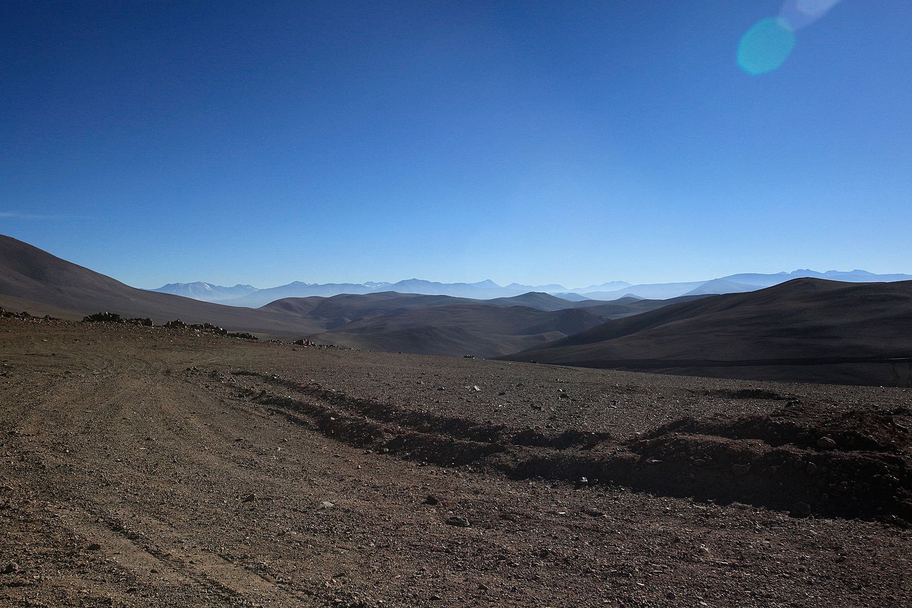 Andes, Chile South AmericaPaseo de San Francisco on the Chilean Side  of the Argentina/Chile border. One of the most mineral rich areas on the earth. 14,000 ft. elevation.