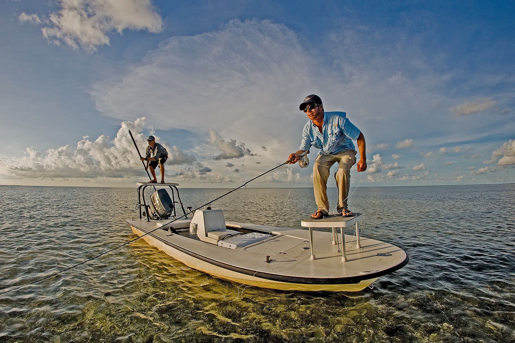 Capt. Chris Morrison and BonefishFlyfishing LegendMarathon, FL