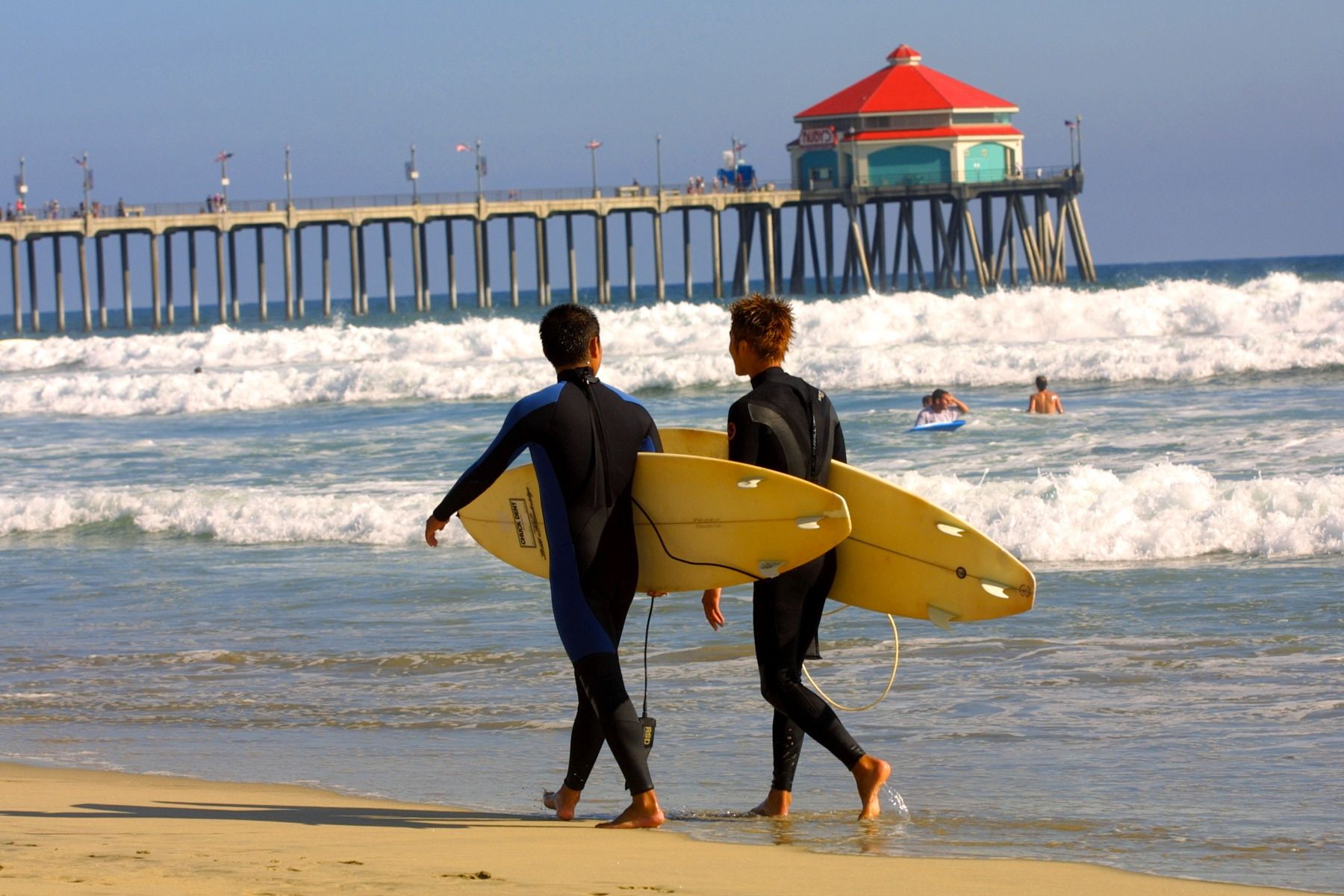 Surfers, Huntington Beach, CA