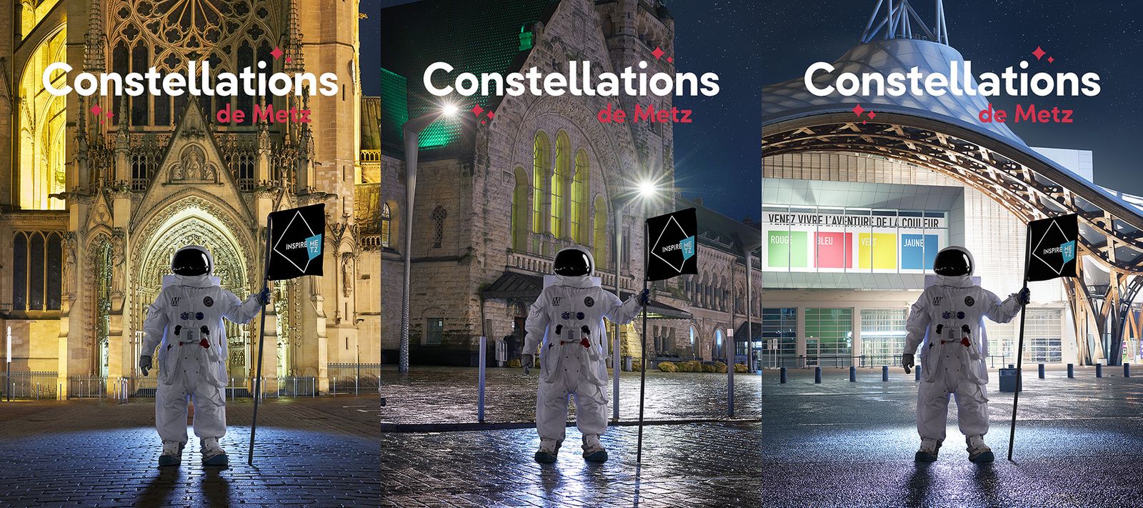 Campaign for the cultural event "Constellations de Metz"