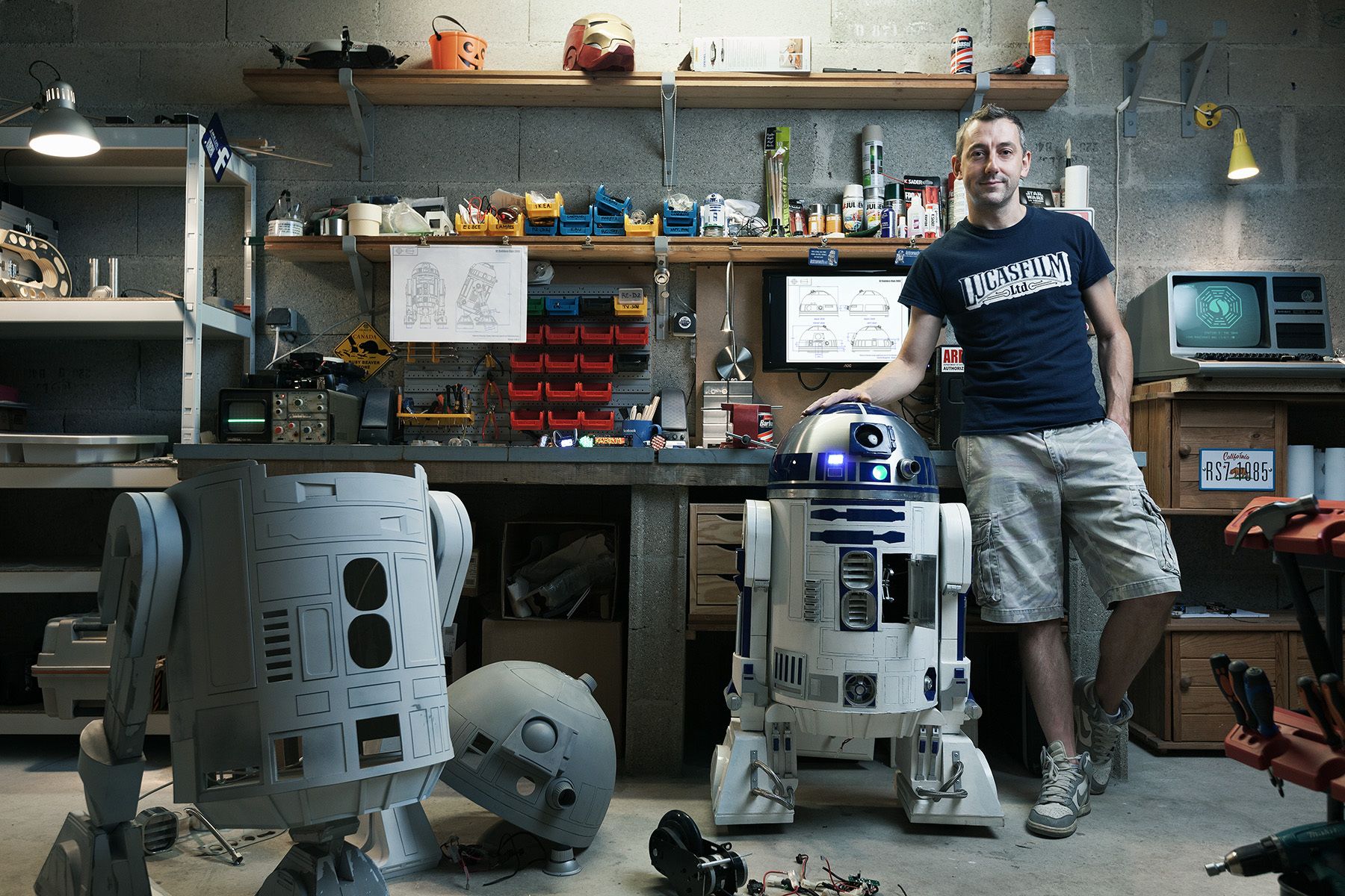Portrait of Eric Durand, R2-D2 Builder