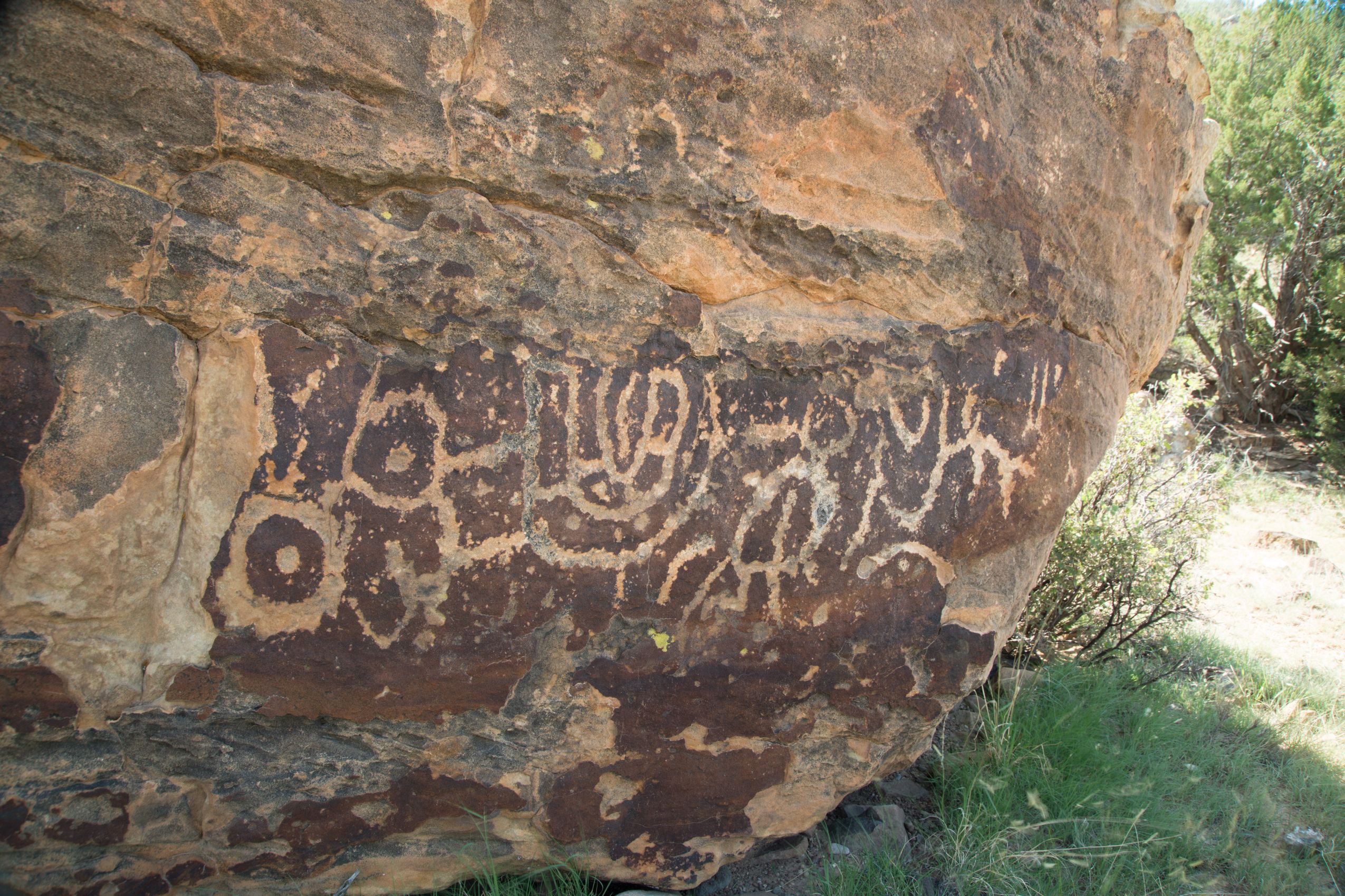 Ancient petroglyph