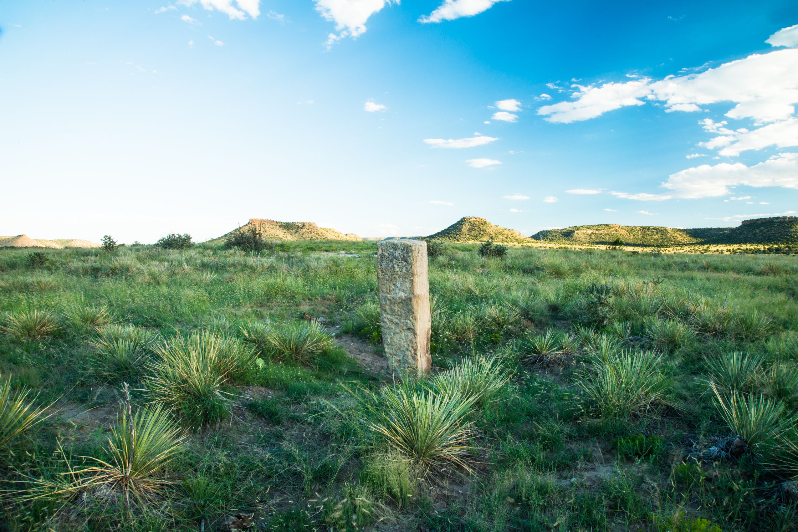 Old three-state monument