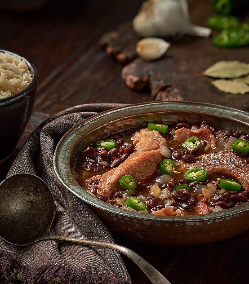 Pork and Beans - Rustic Commercial Food Photography