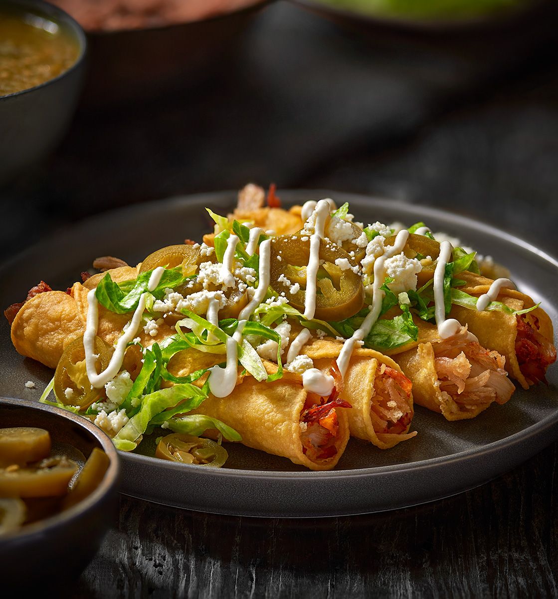 Chicken Flautas - Commercial Food Photography 