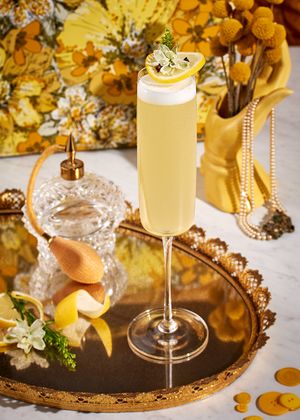 French 75 Cocktail - Commercial Beverage Photography.