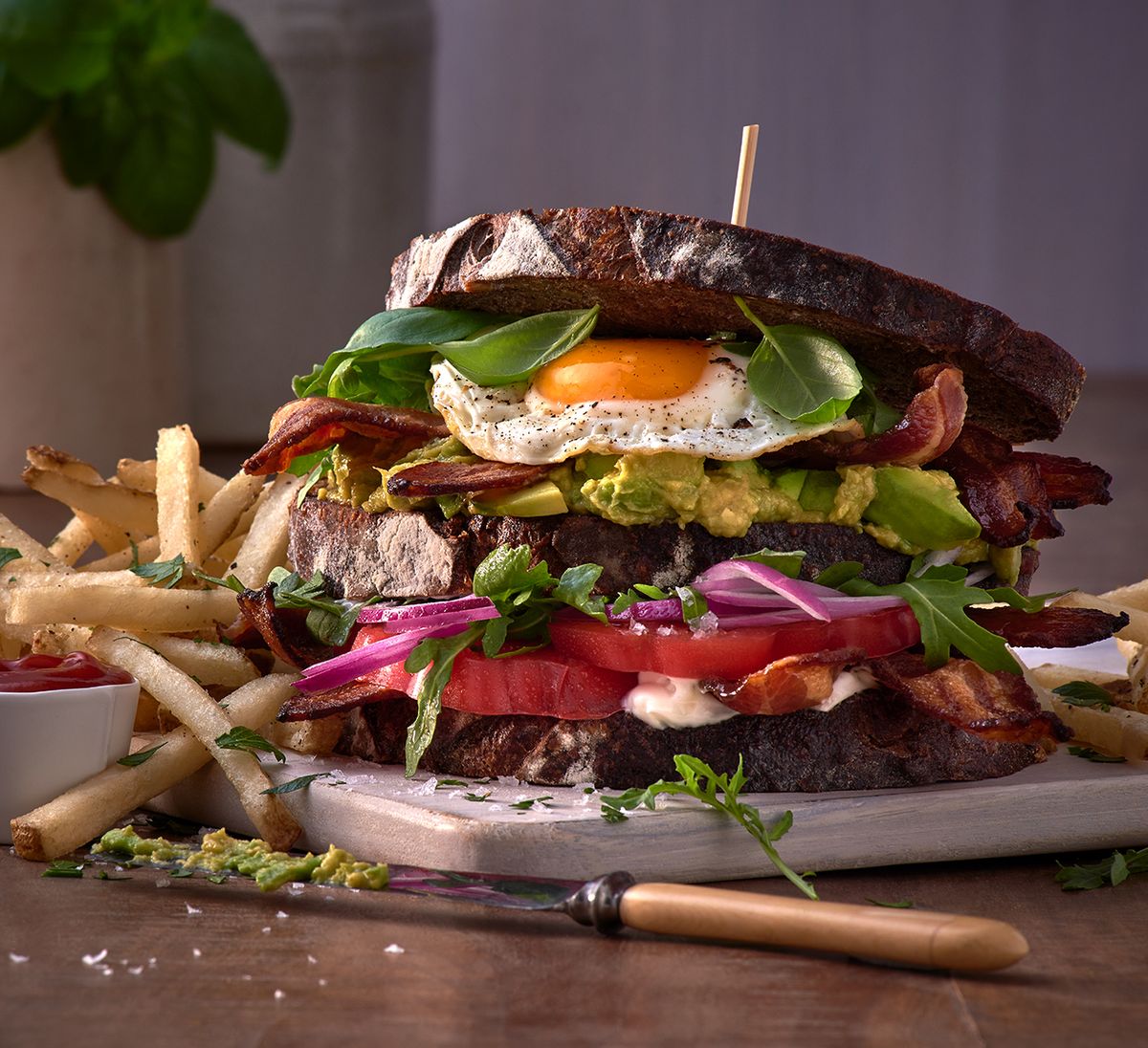 BLT Sandwich - Commercial Food Photography