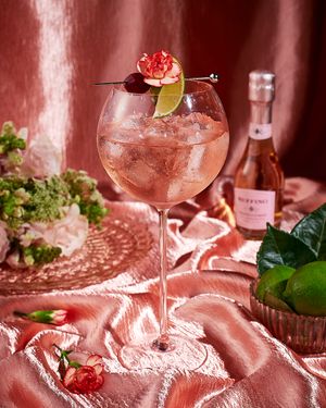 Blusch Wine Spritzer / Commercial Beverage Photography.