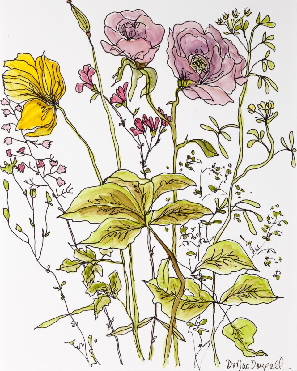 8"X10"INK, LACQUER, PANEL (WHITE FRAME) 1doris_macdougall__067