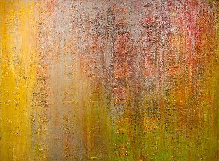 40"X56"ACRYLIC, CANVASSOLD HIGHRISE