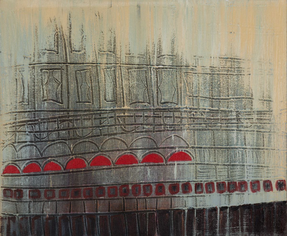 ACRYLIC, CANVAS DOWNTOWN 3