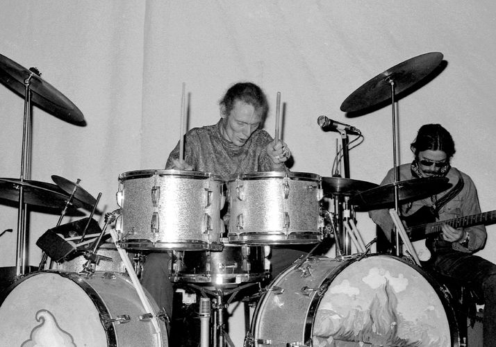 Ginger Baker  Cream GingerBakerEricClapton.jpg