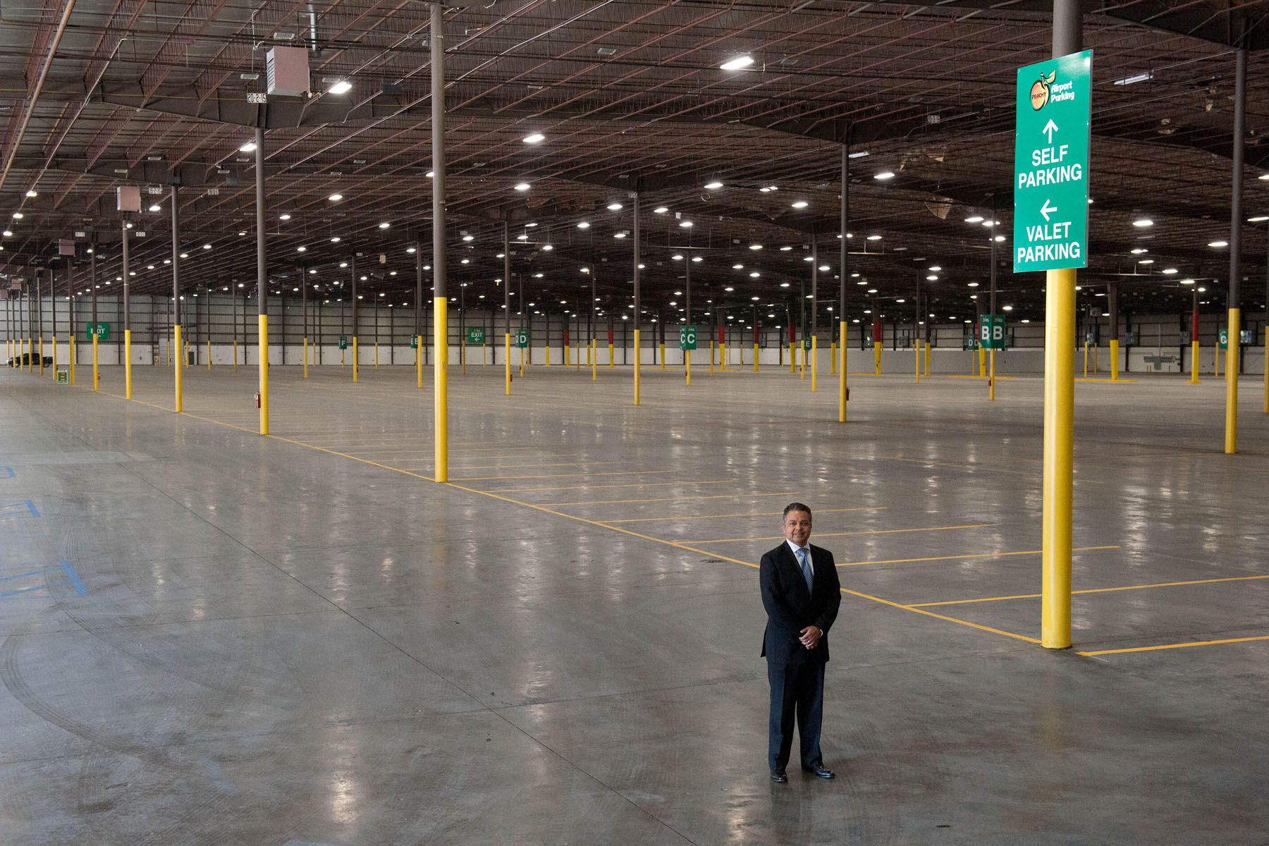 Environmental portrait on location in downtown Atlanta