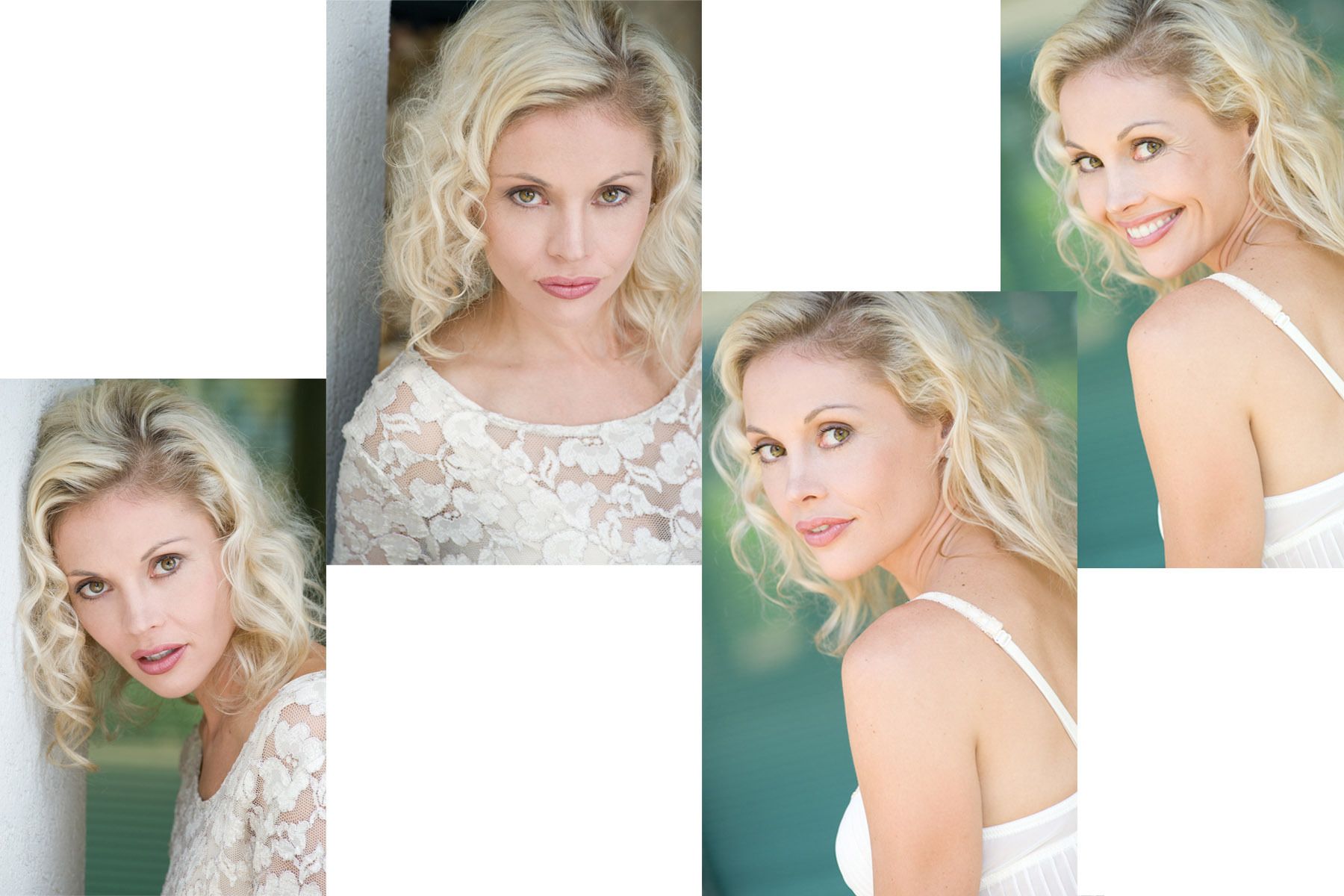 Female model outdoor photo shoot