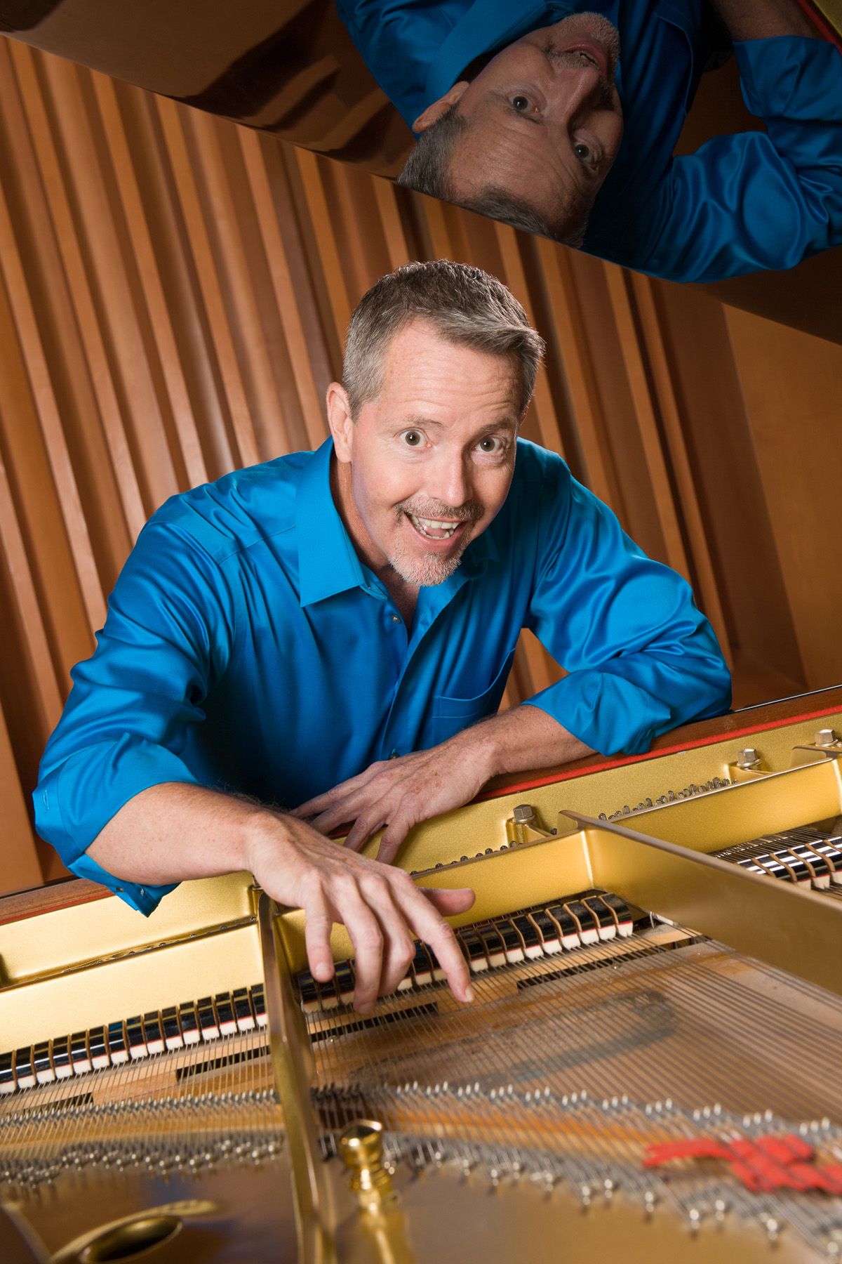 Marietta studio photo of pianist