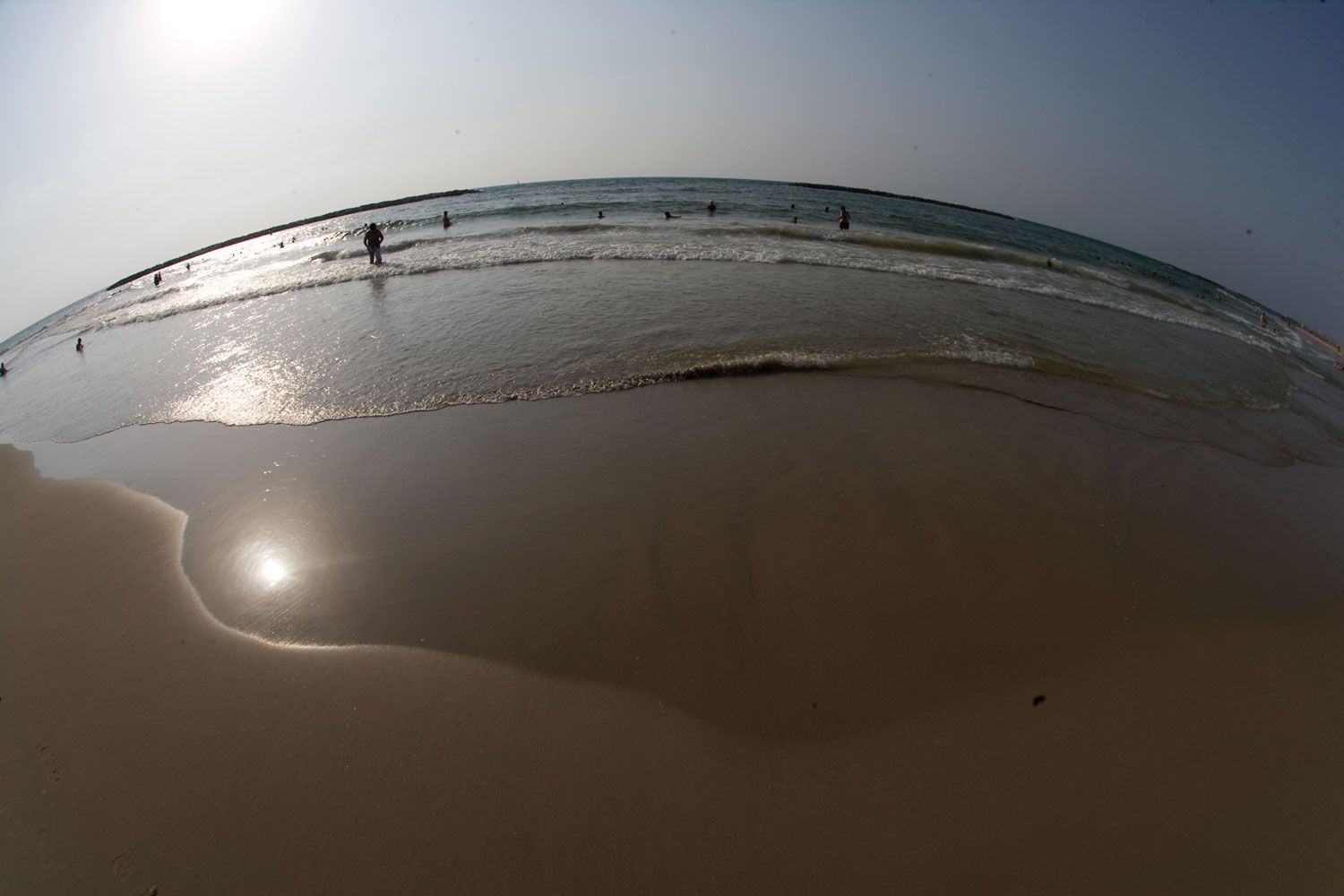 Horizon from Tel Aviv Beach