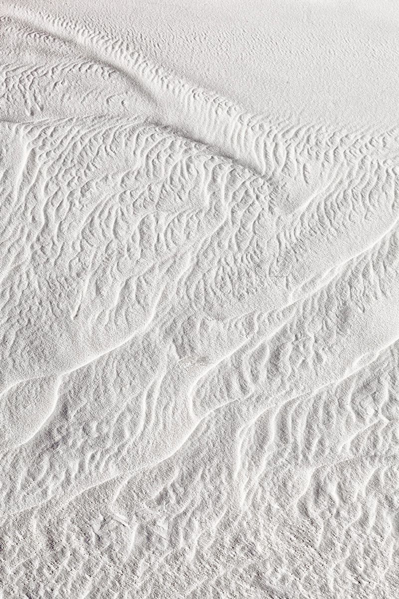 Sand patterns at White Sands National Monument. Sand Patterns VIII, White Sands National Monument